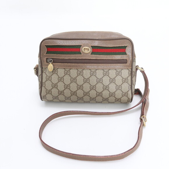 GUCCI Handbags - Vintage Gucci GG Supreme Sherry Line 001 44 6655 Leather Shoulder Bag, Crossb...